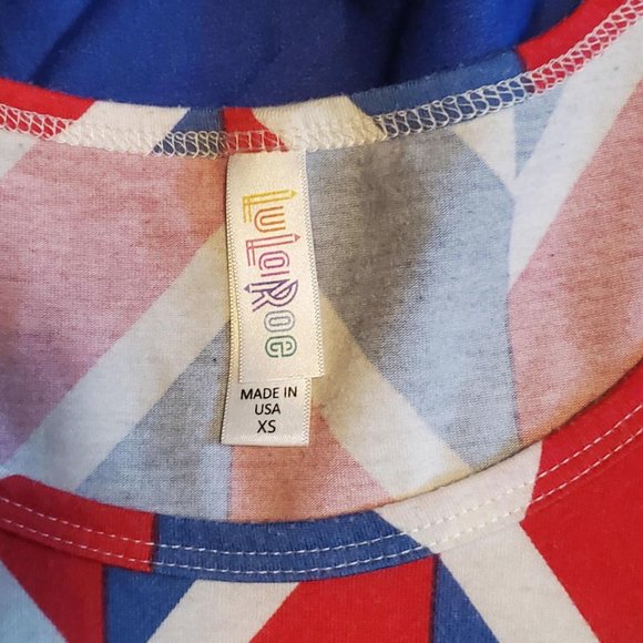 LuLaRoe "classic T" chevron pattern tee - Picture 4 of 7